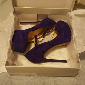 Jessica Simpson Sailes Women's Size 7 Dark Purple… - image 1